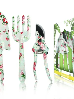 Kit Ferramentas de Jardim Em Aço Inoxidavel